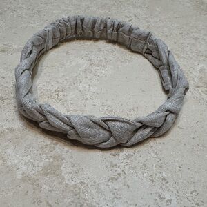 Jacadi Braided Linen Hairband - Beige One size